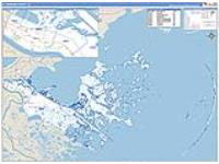 St. Bernard Parish (), La Carrier Route Wall Map
